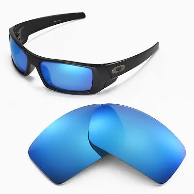 New Walleva Ice Blue Replacement Lenses For Oakley Gascan Sunglasses • £21.02