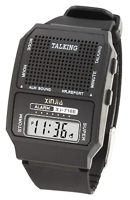 SPANISH OR ENGLISH TALKING WATCH ALARM ROOSTER CROW 2 Free Batteries ScrewDriver • $15.99