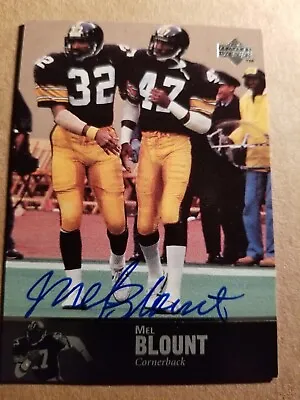 1997 Upper Deck Legends Mel Blount Autograph #AL-25 • $29.99
