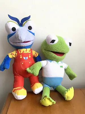 Baby Gonzo & Kermit Muppets Plush 9” Disney • $12