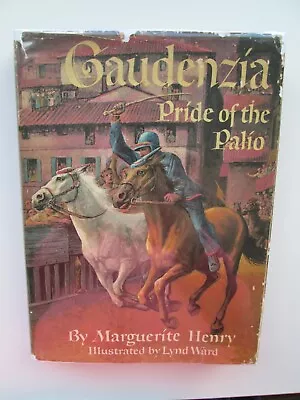 GAUDENZIA~Marguerite Henry~LYND WARD~1960 1st HCDJ~SIGNED~Pride Palio~SIENA ITLY • $94.98