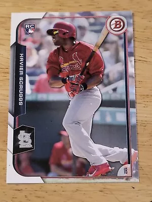 2015 Bowman Xavier Scruggs #145 St. Louis Cardinals Rookie Card • $0.99