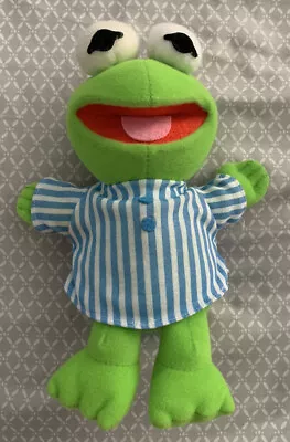 Rare Vintage Kermit The Frog Muppet Babies Plush 1989 Jim Henson Pajama Small  • $50