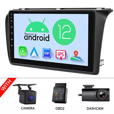 CAM+OBD+DVR+Android 12 9  Car Play GPS Stereo Radio CarPlay For Mazda 3 BK 04-09 • $299.89