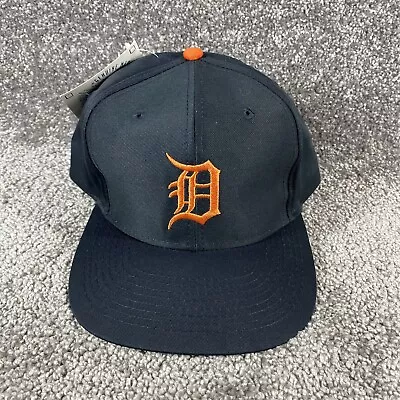 Vintage Detroit Tigers Snapback Hat MLB 90s Logo 7 Cap NWT Deadstock NOS • $39.95