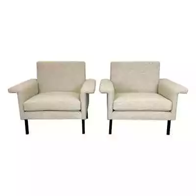 Mid Century Modern Italian Lounge Chairs A Pair • $8500