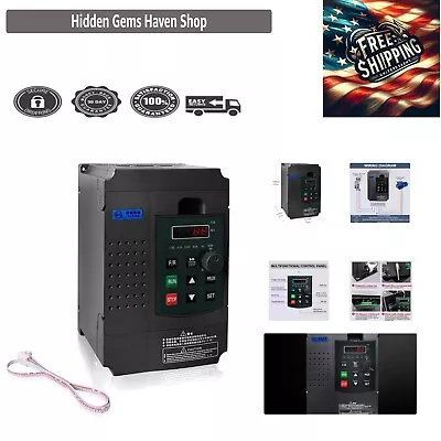 Variable Frequency Drive Inverter For Spindle Motor Speed Control - 2.2KW 220V • $156.79