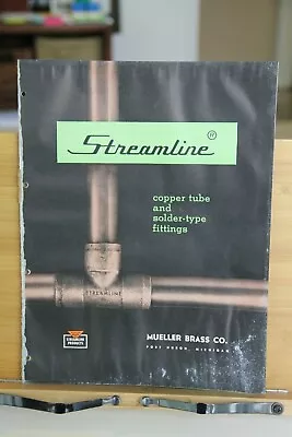 Brochure Catalog Mueller Brass Co Port Huron MI Streamline Copper Tube Solder  • $15