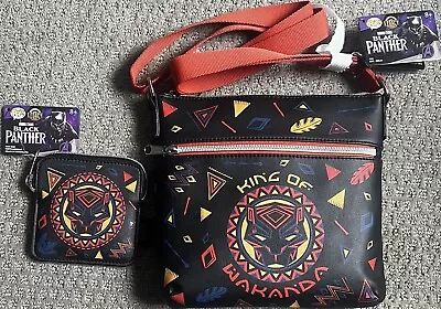 Funko Marvel Black Panther Wakanda Crossbody Messenger Bag 8.5  With Coin Purse • $5.99