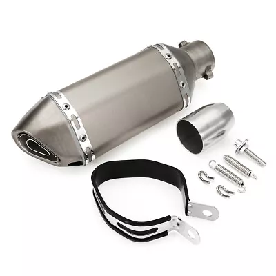 Universal Motorcycle ATV Slip-on Exhaust Muffler Pipe DB Killer Silencer 38-51mm • $37.61