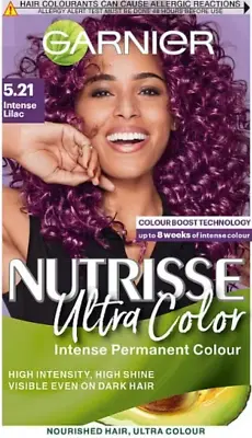 Garnier Nutrisse Permanent Hair Dye - Salon-Quality Color At Home With 100% Grey • £12.99