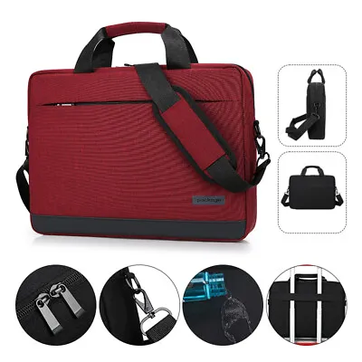 Laptop Sleeve Briefcase Carry Bag Crossbody Notebook Computer Case 14  15.6  • $36.94