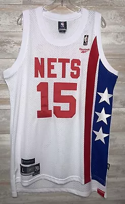 Vince Carter 1975/76 New Jersey Nets ABA Swingman Reebok Jersey Men L HWC • $195