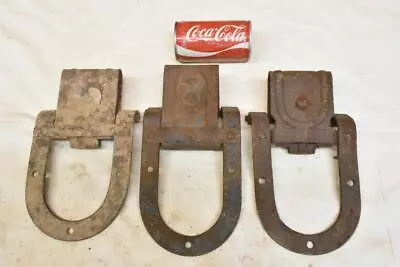 3 Antique Vintage Barn Door Trolley Rollers For Flat Track • $45