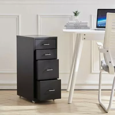 Office Home Metal Filing Cabinet Cupboard On Castors Cabinet HELMER3-10 Drawers • £49.95