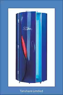 Tansun Stand Up Sunbed Vertical Tanning Symphony NEW Lamps 180w/250 • £2700