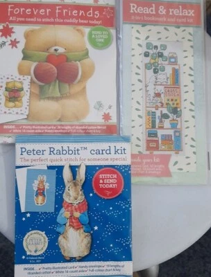 £5.50 • Buy Cross Stitch Cover Kits X 3