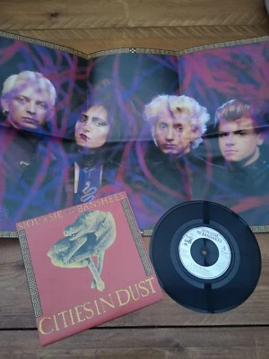 £9.99 • Buy SIOUXSIE & THE BANSHEES - Cities In Dust 1985 UK 7” Single Punk Goth Poster P/S.