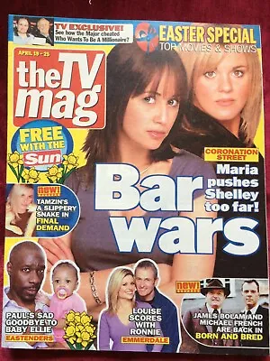 The Sun TV MAG 19-04-2003 SAMIA GHADIE Naomi Radcliffe Tamzin Outhwaite (UK) • £14.99