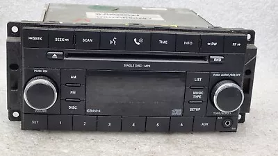 Dodge Caravan 2008 AM/FM Radio Uconnect CD 5107095 Town Country Jeep Liberty OEM • $119.99