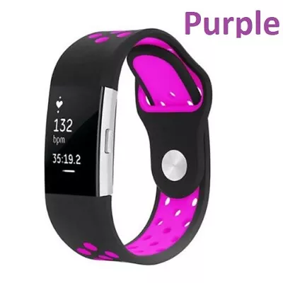 NEW Fitbit Charge 2 Dual Colour Band Replacement Wristband Watch Strap Bracelet • $13.99