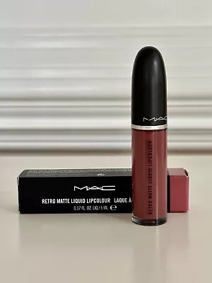 NIB MAC Retro Matte Liquid Lip Colour TOPPED WITH BRANDY 123 Lipstick • $19.99