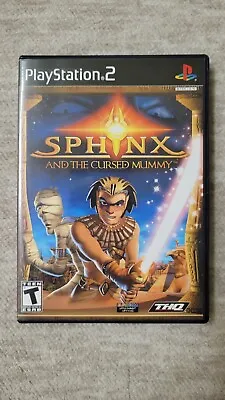 Sphinx And The Cursed Mummy (Sony PlayStation 2 2003) - GC - Complete • $9.99