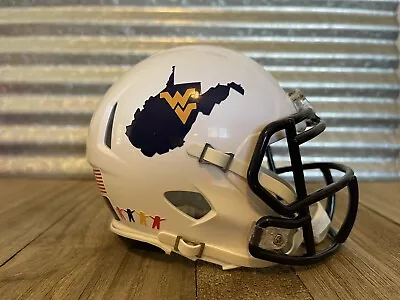 Custom West Virginia Mountaineers (2022 Vs Virginia Tech) Speed Mini Helmet • $65