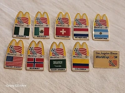 Lot Of 10 1994 Usa World Cup Country Pins Mcdonald's • $9.99