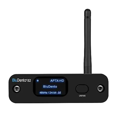 BluDento B2 True Hi-Fi AptX HD LDAC Bluetooth Music Receiver V5.1 ESS DAC • $100