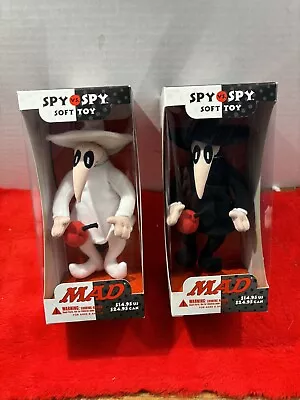 New 2001 Dc Direct Spy Vs Spy Set Plush Soft Toy Mad Magazine • $24