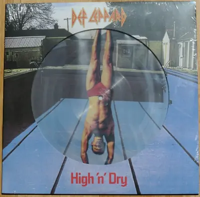 DEF LEPPARD High 'n' Dry LP Ltd Picture Disc Vinyl Sealed • $69.05