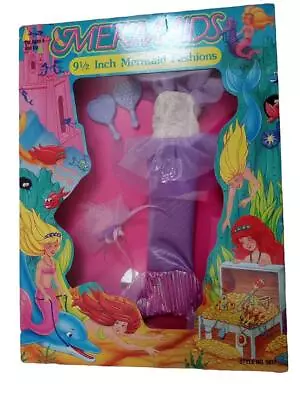 Mermaids Fashions 9 1/2  Doll Vintage 1991 Multi Toys Corp 5017 Purple • $13.99