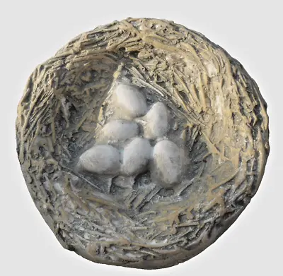 Concrete Mold Bird Nest Poly Plastic Cast 100's Cement Plaster Mould 8.5  X 2 H • $47.95