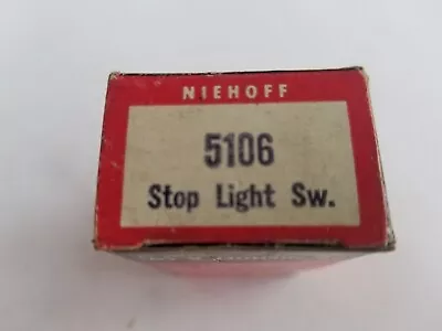 Niehoff 5106 Stop Light Switch Vintage Antique • $28.47