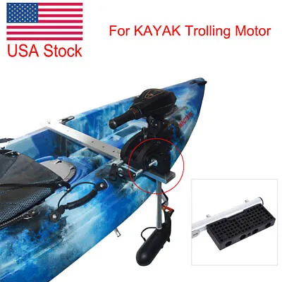 Reinforced Nylon Kayak Trolling Electric Motor Mounting Motor Mount Block Board • $18.11