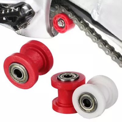 10Mm Chain Roller Slider Tensioner Adjuster Pulley Wheel Guide Pit Dirt Bike XK • £5.92