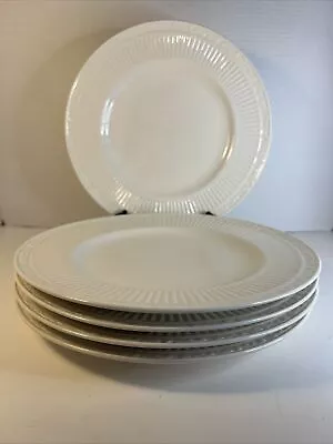 Mikasa Italian Countryside Dinner Plates (Set Of 5) 11   DD900 White Scroll A7 • $29