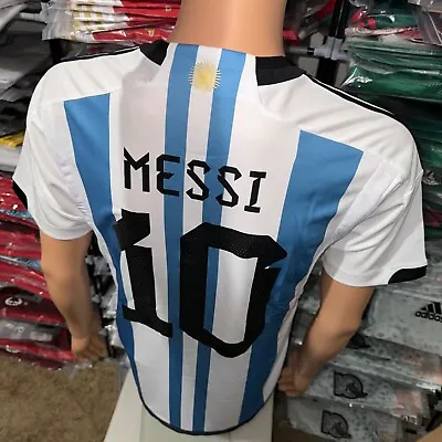 Camisa De Argentina Jersey Messi S M L XL 2XL • $39.99