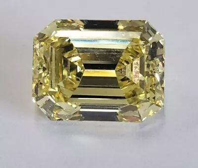 Certified Natural Diamond 1 CT Yellow  Colour Emerald Cut VVS1 Loose Gemstone • $32.30