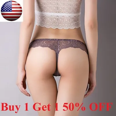 Lace Panties  Womens G Strings Lingerie Sexy Hot French Knickers Underwear Thong • $3.99