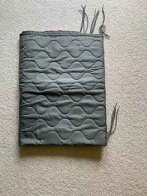 USGI Military Poncho Liner OD GREEN Quilted Woobie Blanket BRAND NEW • $69.99