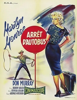 BUS STOP MOVIE POSTER Marilyn Monroe 4 - HOT RARE NEW • $9.98