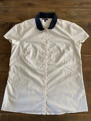 $12 • Buy Gap Women’s Peter Pan Collar Blouse Shirt, Medium 