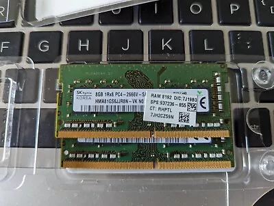 SK Hynix - 8GBx2 (16GB Kit) DDR4 2666MHz Laptop Notebook Memory RAM SODIMM  • $19.50