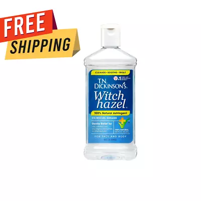 T.N. Dickinson'S Witch Hazel 100% Natural Astringent For Face And Body 16 Fl Oz • $7.99