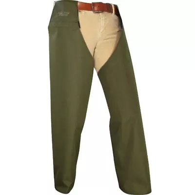 Jack Pyke Lightweight Hunting Leggings Waterproof Protect Chaps Hunters Green • £15.95