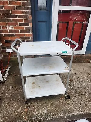 $69.99 • Buy Vintage Mid Century Modern Cosco Metal Kitchen Cart White