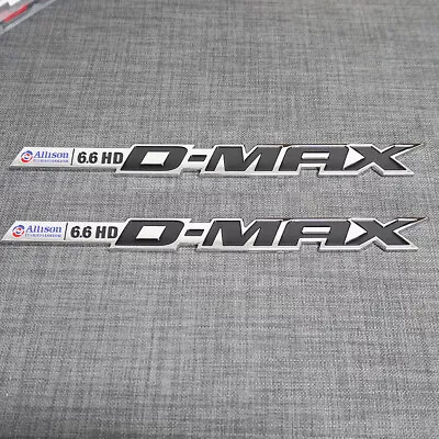 For Allison D-MAX Vortec MAX 6.6 HD Emblem Badges Nameplate -2x • $16.90