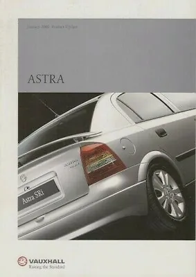 Vauxhall Astra Mk4 Product Update 1999-2000 UK Market Foldout Brochure 1.8i SRi • $20.96